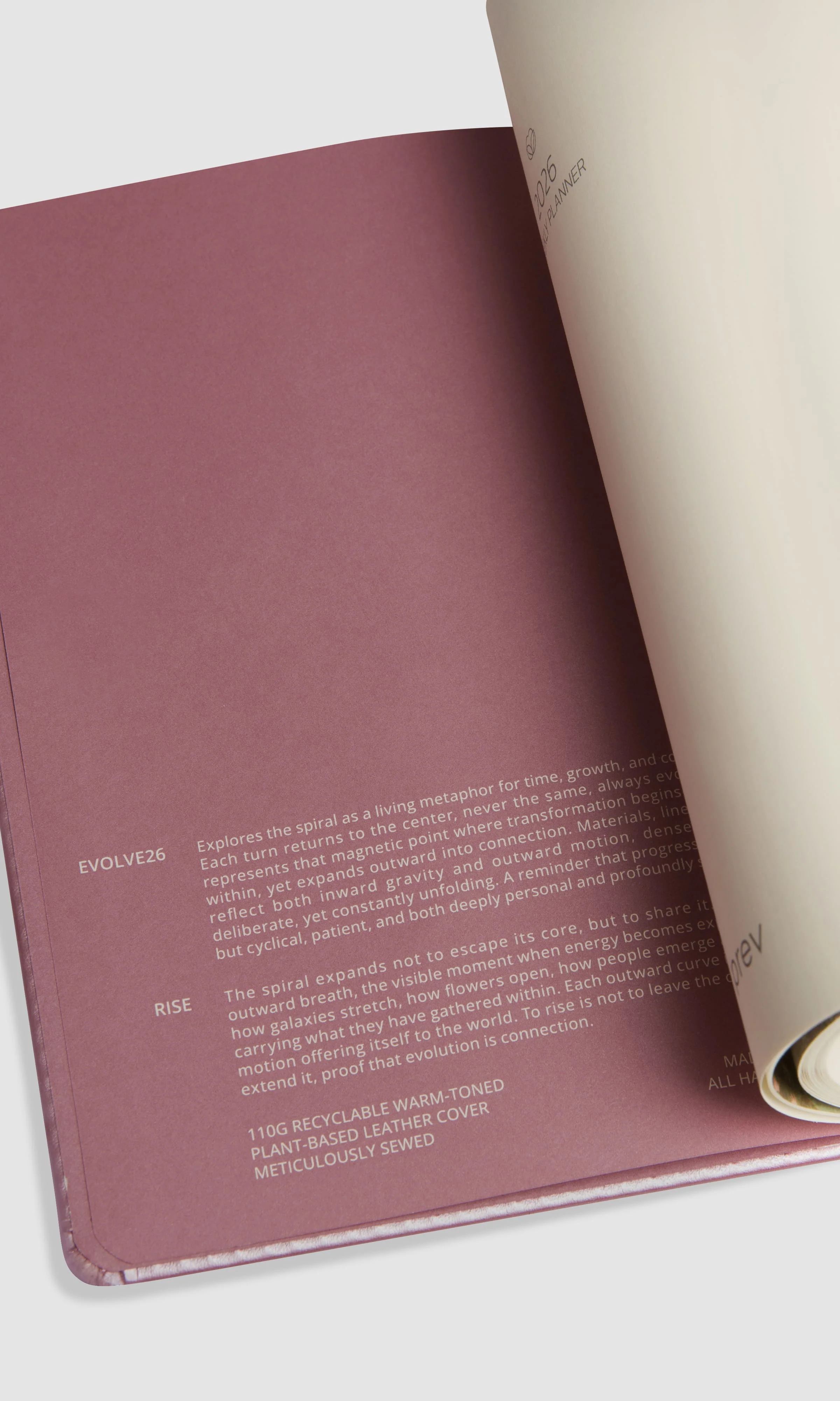 2026 WEEKLY VERTICAL A6 PLANNER - RISE - Image 4